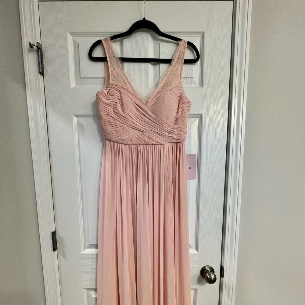 NWT BHLDN Nouvelle Fleur Blush Bridesmaid Dress - Picture 2 of 11